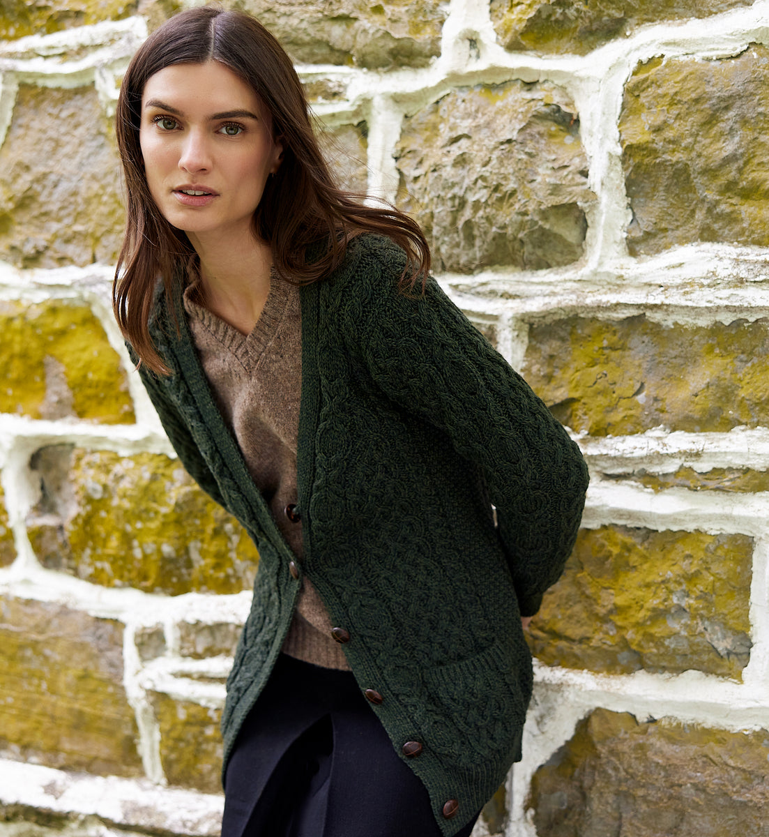 Fisherman Knit Cardigan – Heidi Wynne