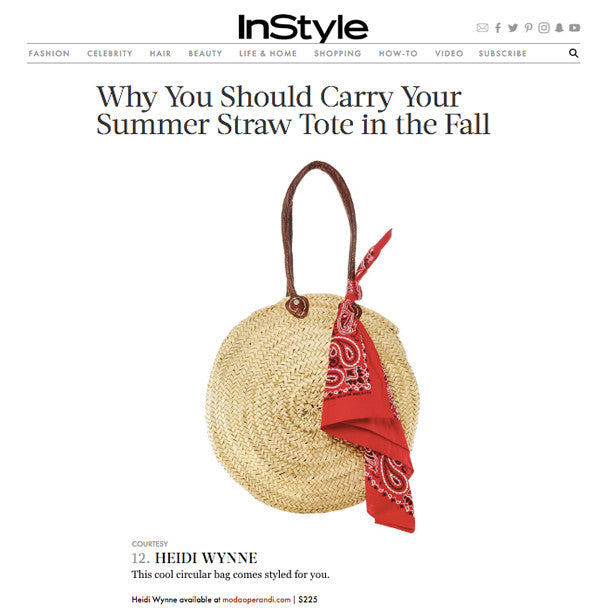 OUR OLIVIA TOTE ON INSTYLE